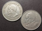 Two Kenya Shillings  1967 And 1975