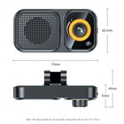 Clip On Sun Visor Car Bluetooth 5 0 Wireless Handsfree Speaker Kit Car Dirving