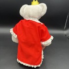 Babar Queen Celeste Elephant Plush 15  Eden Toys Inc Red Dress    77 Red Dress Toy