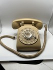 Vintage At t Bell System Western Electric Rotary Desk Phone Beige Dusty Pink