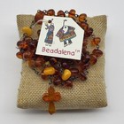 Stunning Amber Rosary Prayer Beads Natural Artisan Egg Yolk   Baltic