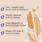 Dr Teal s Kids Sensitive Skin 3-in-1 Bubble Bath Shampoo Oat   Milk 20 Oz