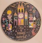 Disney It s A Small World Cowboy   Indian Girl Children Round Pin