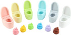 Japanese Erasers poop Eraser  Set 6 Of - Miyabi Stationery Store Original Gift P