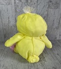 Vtg Fisher Price Puffalump Plush Stuffed Animal Nylon Yellow Baby Chick 1986