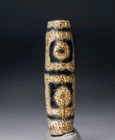 Pre-1800s Indo tibetan Old Agate 4 Eye Dzi Bead 14 54mm