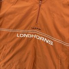 Vintage Texas Longhorns Pullover Windbreaker Jacket Xl Orange Ncaa Vtg