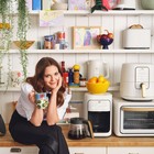 Drew Barrymore 1l Electric Gooseneck Kettle 1200w White Icing