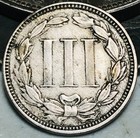 1867 Three Cent Nickel Piece 3c Ungraded Choice Civil War Era Us Coin Cc29431