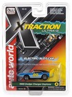 Auto World Ho 1969 Dodge Charger Daytona Blue yellow Slot Car Sc412