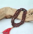 Lal Chandan Mala Red Sandalwood Mala - 108 1 Beads Jap Mala Bead Size 8 Mm