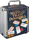 Mexican Train Domino Fun Game Set Double 12 Cardinal Industries W  Aluminum Case