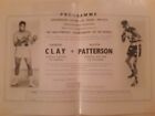 Muhammad Ali Vs Floyd Patterson Boxing Program Heavyweight 1965