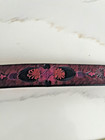 Vintage Tooled Leather Belt With Flowers Size Small Fit 27 - 33   
