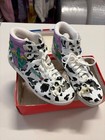 New Vintage 80s Reebok Women   s Hi-top Shoes Freestyle Painted Cows Cactus Size 7