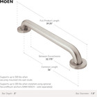 Home Care Bathroom Safety 36 Inch Stainless Steel Handicap Grab Bar For Bathtub 