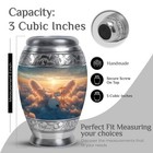 Drums Urns Cremation Urn Human 3 Inch Burial Ashes Urns Medium Sized