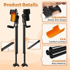 Adjustable Forearm Crutches For Adults   10-level Height Ergonomic Arm Crutches  A