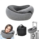 Neck Travel Pillow Memory Foam Neck Pillow Comfort Compact Ergonomic For Travel
