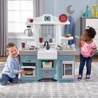 Step2 Timeless Trends Kids Kitchenette Playset - Lights  Sounds  21 Accessories