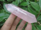 24 Sided Vogel Style Rose Quartz Crystal Dt Wand Point Healing 88 5g