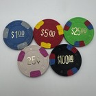 Hi-lo Club Porterville  Ca Casino Chip Sample Set