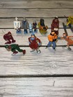 15 Vintage Barclay Manoil Lead Figures - Ice Skater Sleigh On Sled