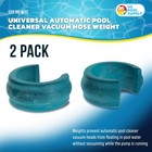 2 U s  Pool Supply Universal Automatic Pool Cleaner Vacuum Hose Weights  Blue