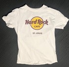 Vintage Hard Rock Cafe St  Louis White Graphic Souvenir Shirt Men   s Size Small