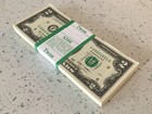 One Pack Of 100  2 2009 Uncirculated Consecutive Numbers Bills