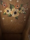 Wooden Letter bill Holder With Beautiful Floral Design 