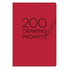  3 Pack  Piccadilly 200 Drawing Prompts    4 8 X 6 9   Red Cover  Paper