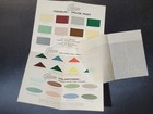 1960s Gleem House Paint Chip Vintage Samples Brochure Baltimore Color Works Mcm