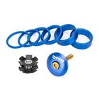 Bicycle Stem Cap   Spacers Set Cover Aluminum Headset Fork Top 1-1 8 Threadless