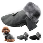 Winter Dog Clothes For Small Medium Fur Collar Pet Coat Boy girl Jacket Yorkie