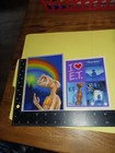 Vintage Stickers  E t  Sticker Sheet Matching Greeting Card  5  Unused bxprime 