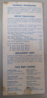 Studebaker Accessory Parts   Service Flyer