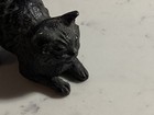 Incredable Detailed Antique Vintage Bronze Austrian Cat Figurine Must See N r
