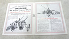 Vintage 1935 Rock Island 2 Bottom Tractor Plow Brochure Original 22a