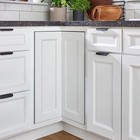 Rev-a-shelf Ld-2942-24-11-1 24 Inch Polymer Pie Cut 2 Shelf Lazy Susan  White