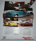 Show N  Street World 1990 Wall Calendar Bikini Models Hot Rods Classic Cars