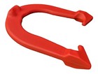 Mustang Pro Professional Pitching Horseshoes- Red  One Pair  Made In Usa