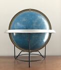 Vtg Cram Mid Century Modern 12    Celestial Globe Tripod Base Denoyer Paul Mccobb