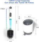 Toilet Brush And Holder Set  Silicone Toilet Bowl Brush cleaner