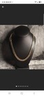 14k Yellow Gold Cuban Link Chain Necklace Box Clasp No Stone 22  10mm