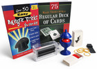 Deluxe Magic Set 2 Booklets Over 75 Tricks Ball Vase Coin Match Box Money Maker