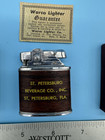 Rare Vtg  Schlitz Beer Advertising Cigarette Lighter Warco St  Petersburg Japan