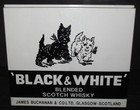 Black   White Scotch Whiskey Pop Up Scottie Dogs Mechanical Display