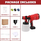 Cisivis Cordless Paint Sprayer 1000ml Hvlp Spray Gun For Milwaukee M18 Battery