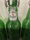 Green Grolsch Beer Bottles With Swing Top Lids-set Of 6